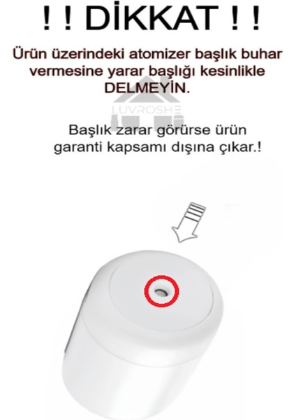 Yeni Şarjlı Type-C Beyaz Hava Nemlendirici Şarjlı Yeni Model,aroma Difizörü,koku Dagıtıcı,gecel Lambası fiyatları