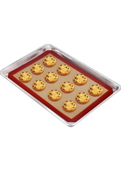 Silikon Pişirme Matı, Yıkanabilir Yanmaz Pastacılık Fırın Matı - Isıya Dayanıklı, Çok Renkli, 30 x 40 cm modelleri