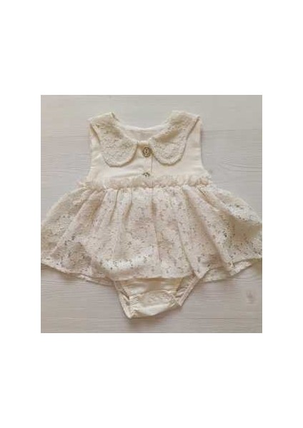 Dantelli ve Düğmeli Altında Zıbını Olan Şık Elbise fiyatları