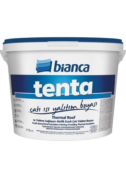 Tenta Thermal Roof Çatı Isı Yalıtım Boyası 15 Lt Beyaz