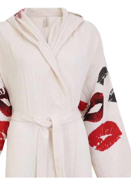 Dudaklı Müslin Bornoz modelleri