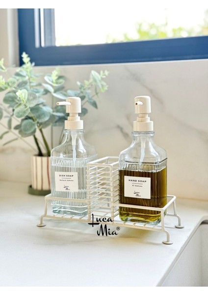 Luce 2'li Sıvı Sabunluk Beyaz