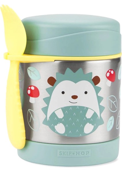 Zoo Paslanmaz Çelik Termos 325 ml Kirpi