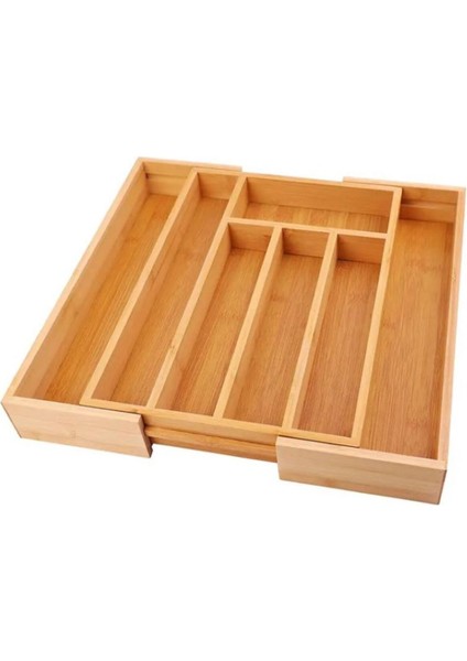 Çekmece Içi Açılabilir Bambu Kaşıklık 35X38CM