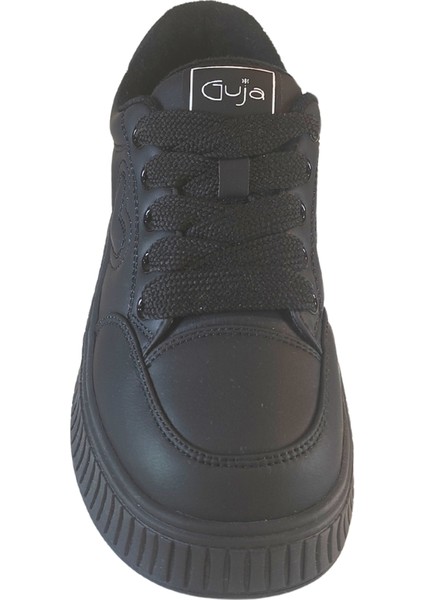 Kadın Deri Sneaker Bağcık Kapamalı Kalp Detaylı Peluş Iç Astarlı Günlük Ayakkabı fırsatları