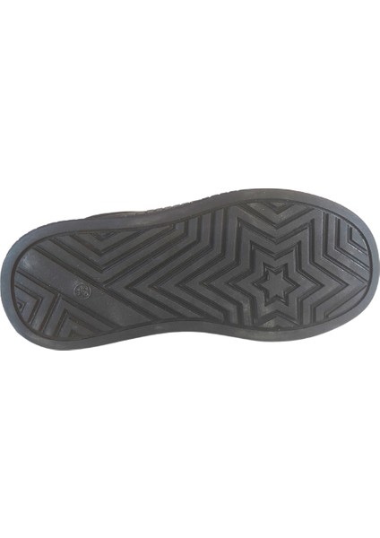 Kadın Deri Sneaker Bağcık Kapamalı Kalp Detaylı Peluş Iç Astarlı Günlük Ayakkabı