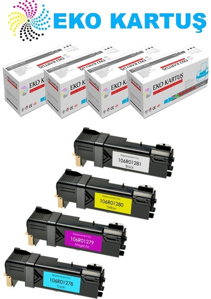 Xerox 6130 Set 4 Re Nk Muadil Toner