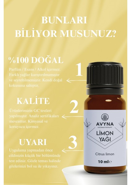 Limon Uçucu Yağı 10 ml %100 Saf ve Doğal (Lemon Essential Oil) - 3 Al 2 Öde modelleri