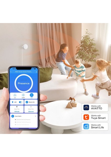 Avatto Tuya Zigbee Insan Varlığı Hareket Sensörü fiyatları