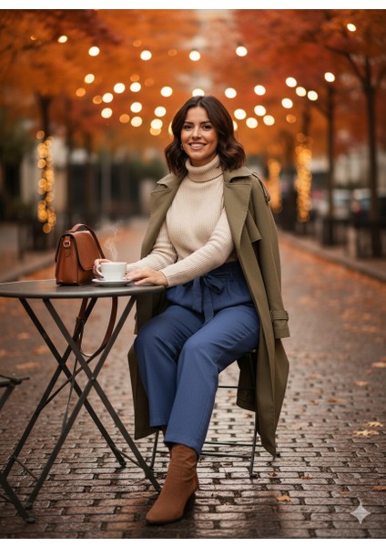 Kadın Kuşak Detaylı Pantolon fiyatları