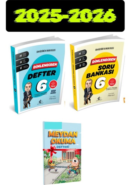 6. Sınıf Dinlendiren Defter + Soru Bankası Seti 2026 2 Kitap