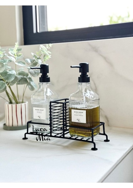 Luce 2'li Cam Sıvı Sabunluk