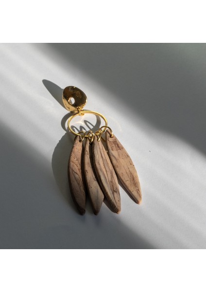 El Yapımı Tasarım Polimer Kil Sallantılı Küpe modelleri