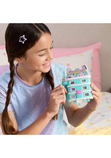 ve Gabby's Dollhouse mikro bebekler ve mini oyun seti, 9 aksesuar ve kedicik dostlar JFV02 fiyatları