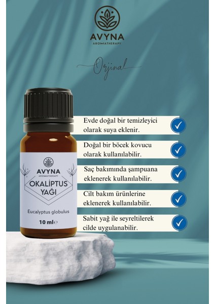 Okaliptus Uçucu Yağı 10 ml Saf ve Doğal (Eucalyptus Essential Oil) - 3 Al 2 Öde fiyatları