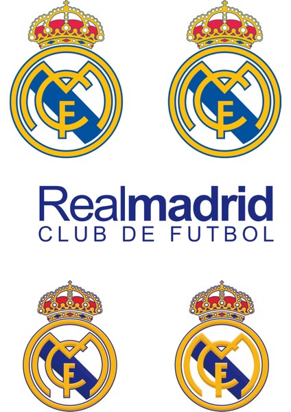 Real Madrid Uv Dtf Motor & Kask Sticker | Çizilmeye ve Güneşe Dayanıklı – Yüksek Kalite Baskı