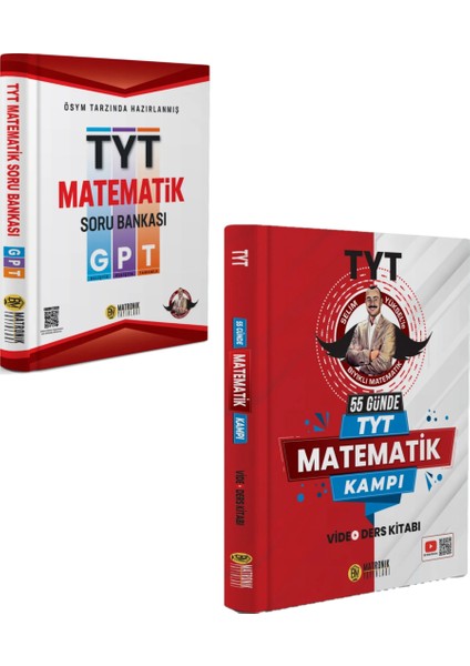 Bıyıklı Matematik Tyt Matematik Gpt Soru Bankası+Video Ders Kitabı Seti