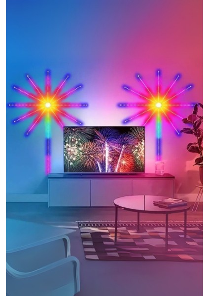 Büro Ev Ofis Dekoru Için Palmiye Stil Kumandalı Rgb Şerit LED Aydınlatma fiyatları