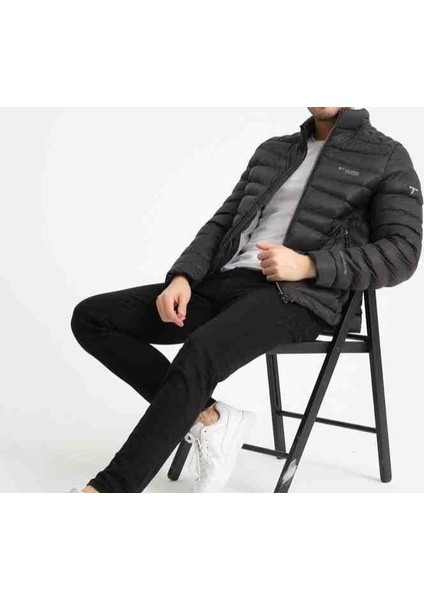 Titanıum Alph Siyah Slim Fit Termal Mont fırsatları