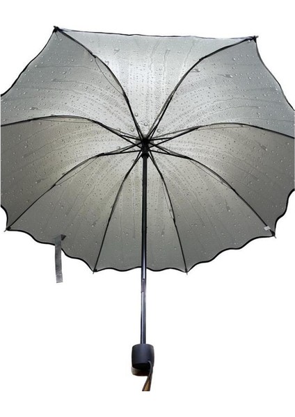 Marlux Rüzgara Dayanıklı Su Damlacıklı Haki Rengi Erkek Şemsiye modelleri