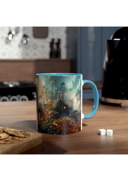 Unicorn Tek Boynuzlu At Baskılı Kupa