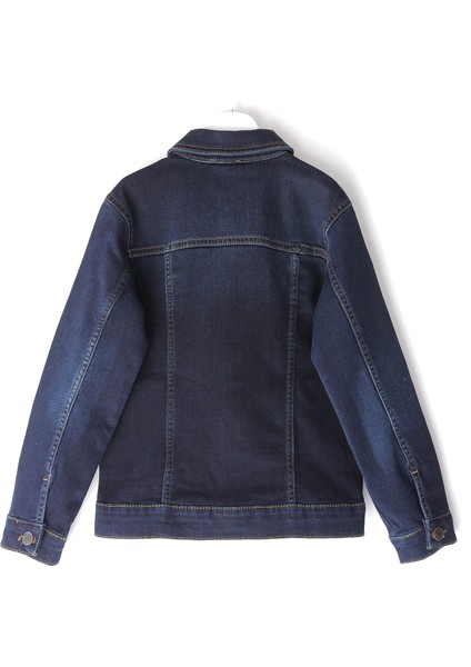Cepli Erkek Çocuk Denim Ceket Lacivert Renk Çocuk Montu 5-13 Yaş 001-0002106 fiyatları