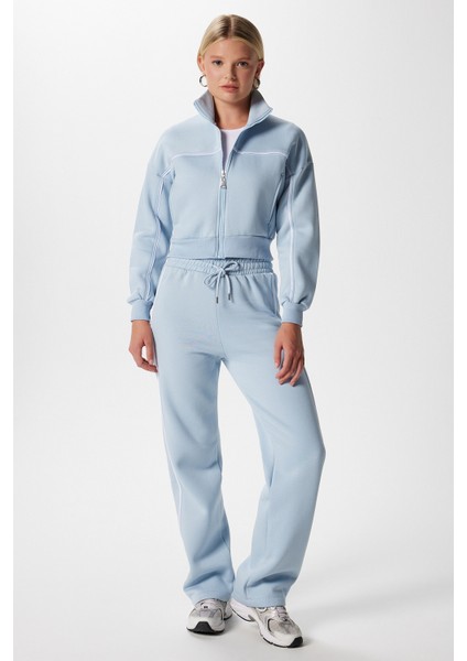 Kadın Lexi Içi Polarlı Şeritli Mavi Alt Üst Eşofman Takımı fiyatları