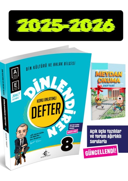 8. Sınıf Dinlendiren Defter