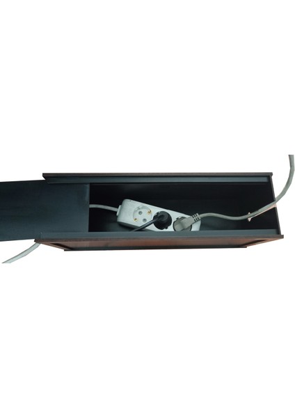 Siyah Kablo Kutusu 40X12X14 cm Kablo Priz Düzenleyici Organizer (Çift Yüz) (Özel Kutusunda) fiyatları