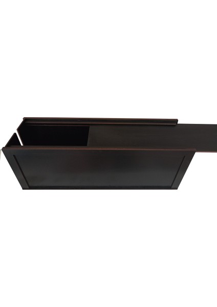 Siyah Kablo Kutusu 40X12X14 cm Kablo Priz Düzenleyici Organizer (Çift Yüz) (Özel Kutusunda) fırsatları