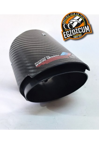 90 Mm. Msport Logolu Tekli Siyah Akrapovic Egzoz Ucu