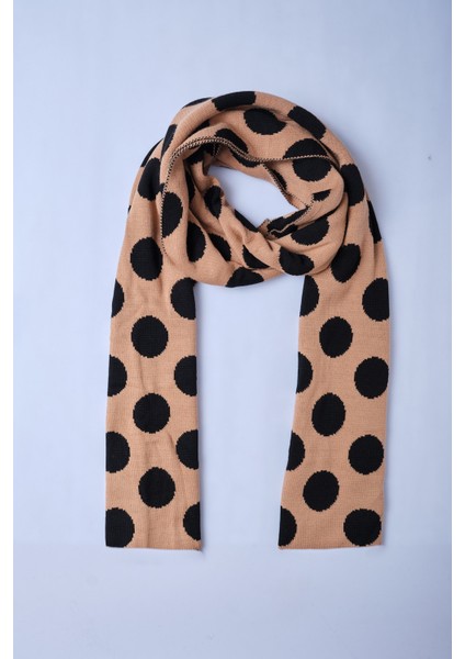 Puantiye Desenli Çift Taraflı Triko Atkı indirimleri