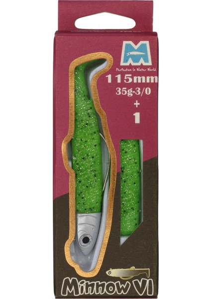 Minnow 6 Süper 115 mm Silikon 35G-3/0+1 fiyatları