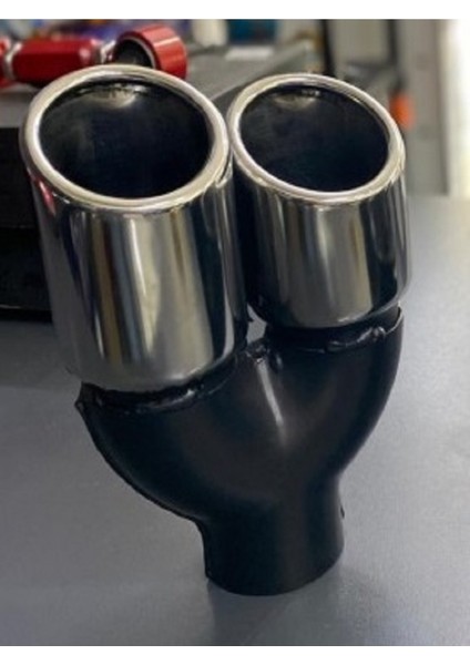 76 mm Içi Boş Sağ Çıkışlı Egzoz Ucu