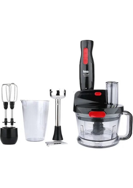 Mr.chef Quadro Siyah 1000 W Blender Seti