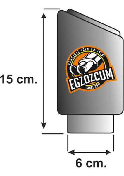 90 Mm. Msport Logolu Tekli Siyah Akrapovic Egzoz Ucu modelleri