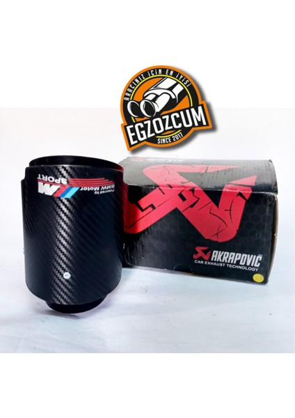 90 Mm. Msport Logolu Tekli Siyah Akrapovic Egzoz Ucu fırsatları