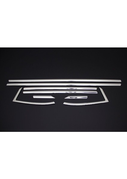 Opel Astra K Hb Uyumlu Cam Alt Çıtası 8 Parça 2015-2021 Paslanmaz Krom