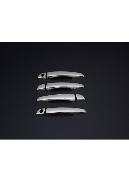 Opel Combo E Uyumlu Kapı Kolu 4 Parça 2019 ve Üzeri Paslanmaz Krom