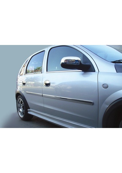 Opel Corsa D Uyumlu Yan Kapı Çıtası 4 Parça 2006-2015 Paslanmaz Krom fiyatları
