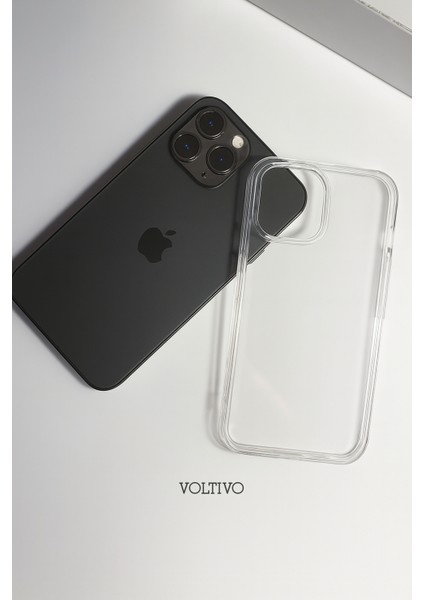 iPhone 14 Pro Max - Ultra Ince Şeffaf Sade Silikon Kılıf