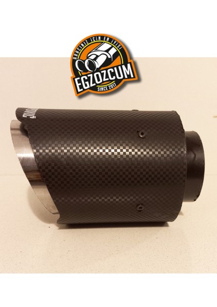 90 Mm. Içi Krom Tekli Siyah Akrapoviç Egzoz Ucu Eksoz--Egzozcum fırsatları