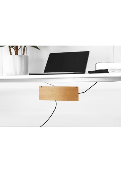 Masa Altı , Duvar, Kablo Kutusu, Kablo Düzenleyici, Kablo Gizleme Organizer - 5 mm Ahşap fiyatları