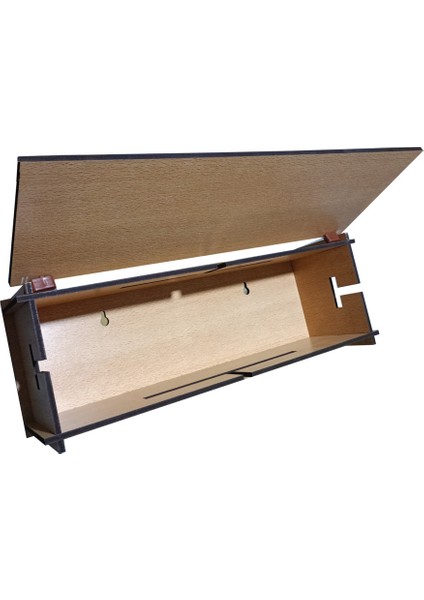 Masa Altı , Duvar, Kablo Kutusu, Kablo Düzenleyici, Kablo Gizleme Organizer - 5 mm Ahşap