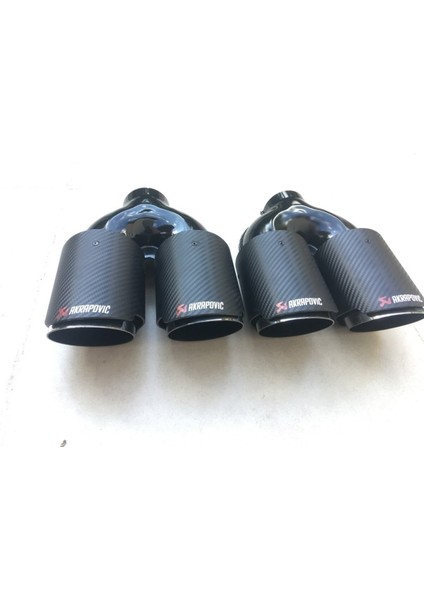 Akrapoviç Egzoz Ucu 90 mm Çiftli Sağ-Sol (1set) modelleri