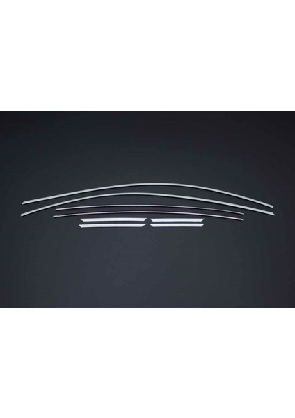 Opel Astra K Hb Uyumlu Cam Üst Çıtası 8 Parça 2015-2021 Paslanmaz Krom