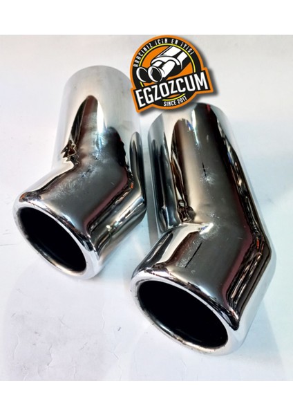 76 Mm. Magirus Egzoz Çıkışı Nikelaj Uç Dirsek Eksoz Ucu Sessiz 1 Adet