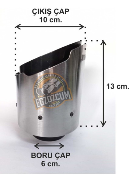 Akrapovic 100 mm Tekli Dışı Krom Eksoz Egzoz Ucu 1 Adet - - fiyatları