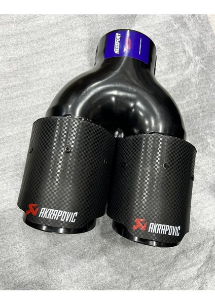 Akrapoviç (Yerli) 76 mm Egzoz Ucu Çiftli Eşit fiyatları
