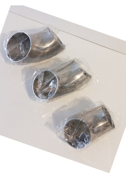 Paslanmaz Krom Dirsek Boru 90° 76 Mm. modelleri